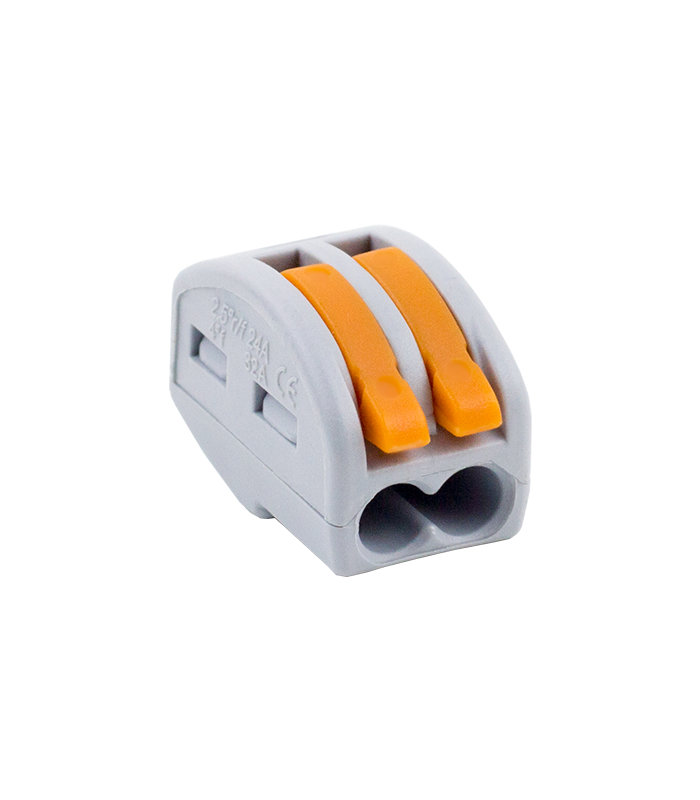 Conector derivatie tip WAGO 2 fire (10 buc.) W-412
