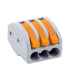 Conector derivatie tip WAGO 3 fire (10 buc.) W-413