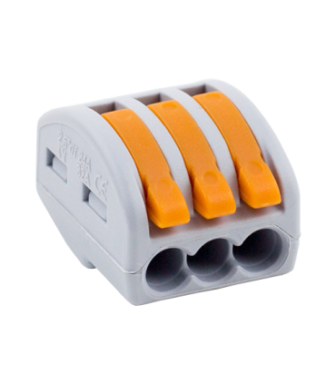Conector derivatie tip WAGO 3 fire (10 buc.) W-413