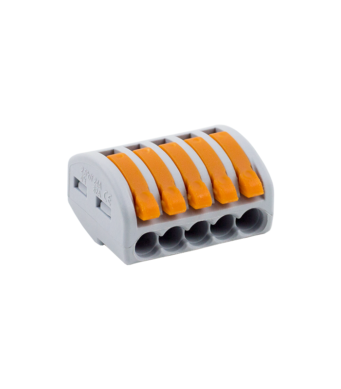 Conector derivatie tip WAGO 5 fire (10 buc.) W-415