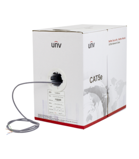 Cablu UTP cat5e 0.45mm, cupru integral, cutie 305 metri - UNV CAB-LC2100B-E-IN
