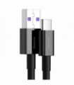 Cablu alimentare si date baseus superior fast charging data cable pt. smartphone usb la usb type-c 66w 2m negru