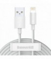 Cablu alimentare si date baseus simple wisdom fast charging data cable pt. smartphone kit 2 x usb la lightning iphone 2.4a