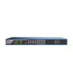 Switch 16 porturi PoE, 2 porturi uplink  - HIKVISION DS-3E0318P-E