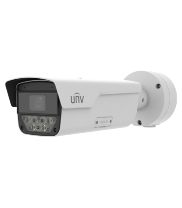 LightHunter - Camera IP, 4MP 60fps, lentila motorizata 8-32mm, AutoFocus, IR 120m, WL 30m, Audio, Alarma, PoE+, IK10 - UNV