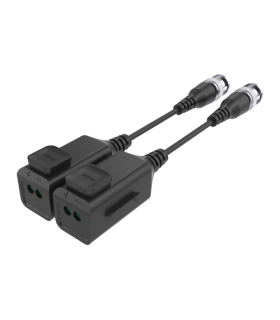 Video balun pasiv HD 4K, cu sistem organizare si buton pentru sertizare rapida tip PUSH  (set 2 buc.)  UTP101P-HD6