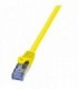 LICHIDARE - PATCH CORD S/FTP LOGILINK Cat6a, LSZH, cupru, 1 m, galben, AWG26, dublu ecranat "CQ3037S" (timbru verde 0.08 lei)