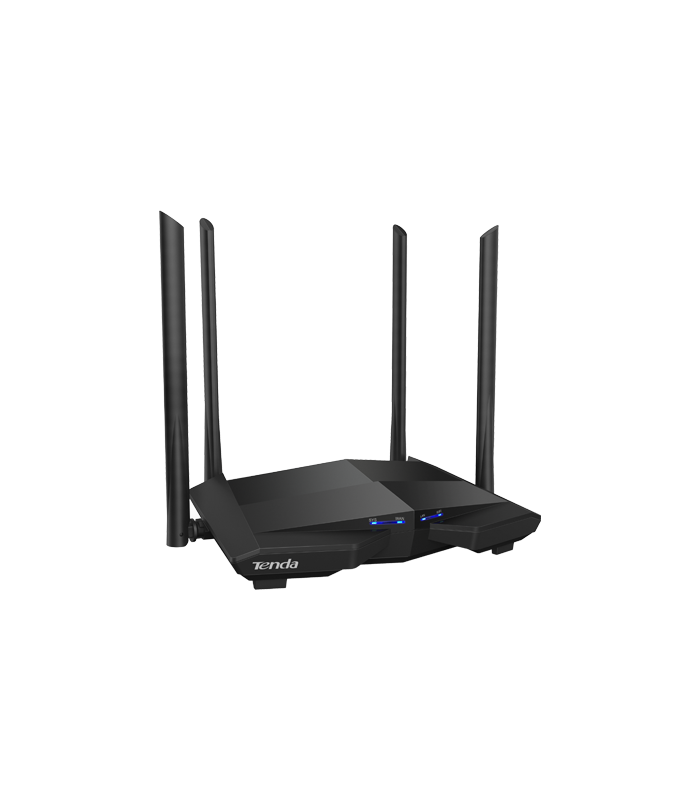 Router WiFi 5, DualBand 2.4/5GHz, 300+867Mbps, 4x6dBi, 4 porturi Gigabit - TENDA TND-AC10-V30