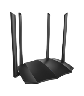 Router WiFi 5 (802.11ac) DualBand 2.4/5GHz, 300+867Mbps, 4x6dBi, 4 porturi Gigabit - TENDA TND-AC8