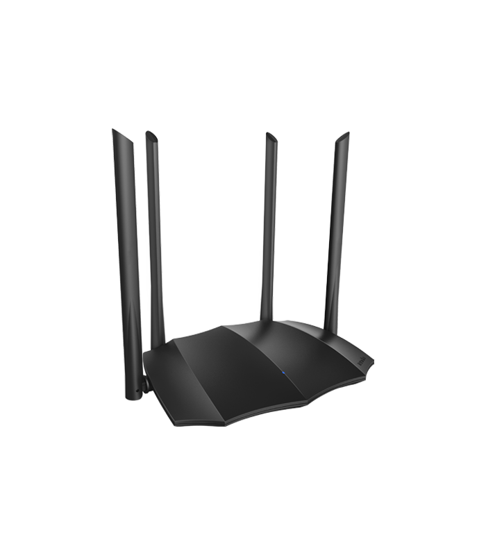 Router WiFi 5 (802.11ac) DualBand 2.4/5GHz, 300+867Mbps, 4x6dBi, 4 porturi Gigabit - TENDA TND-AC8
