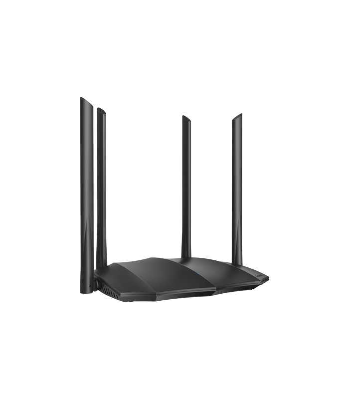 Router WiFi 5 (802.11ac) DualBand 2.4/5GHz, 300+867Mbps, 4x6dBi, 4 porturi Gigabit - TENDA TND-AC8
