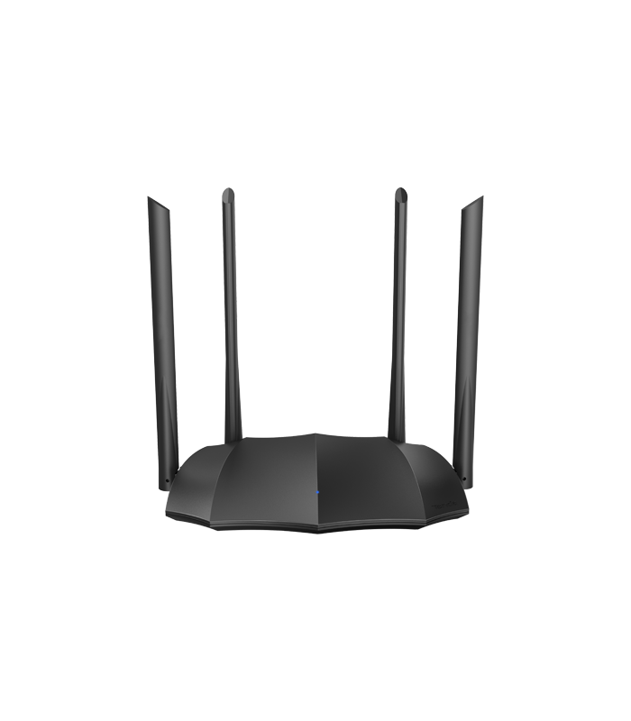 Router WiFi 5 (802.11ac) DualBand 2.4/5GHz, 300+867Mbps, 4x6dBi, 4 porturi Gigabit - TENDA TND-AC8