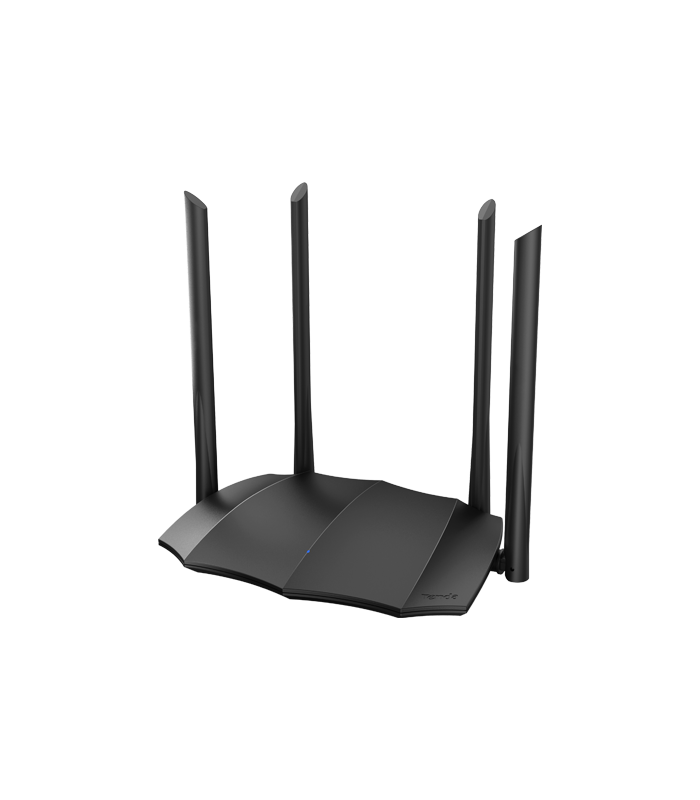 Router WiFi 5 (802.11ac) DualBand 2.4/5GHz, 300+867Mbps, 4x6dBi, 4 porturi Gigabit - TENDA TND-AC8