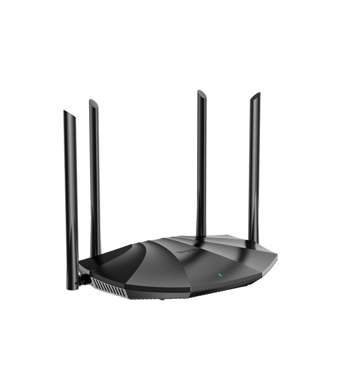 Router WiFi 6, DualBand 2.4Ghz/5GHz 300+1201Mbps, 4x6dBi, 4 porturi Gigabit - TENDA TND-RX2