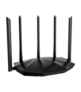 Router Wi-Fi 6, DualBand 2.4Ghz/5GHz, 300+1201Mbps, 5x6dBi, 4 porturi Gigabit - TENDA TND-RX2-PRO