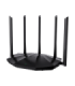 Router Wi-Fi 6, DualBand 2.4Ghz/5GHz, 300+1201Mbps, 5x6dBi, 4 porturi Gigabit - TENDA TND-RX2-PRO