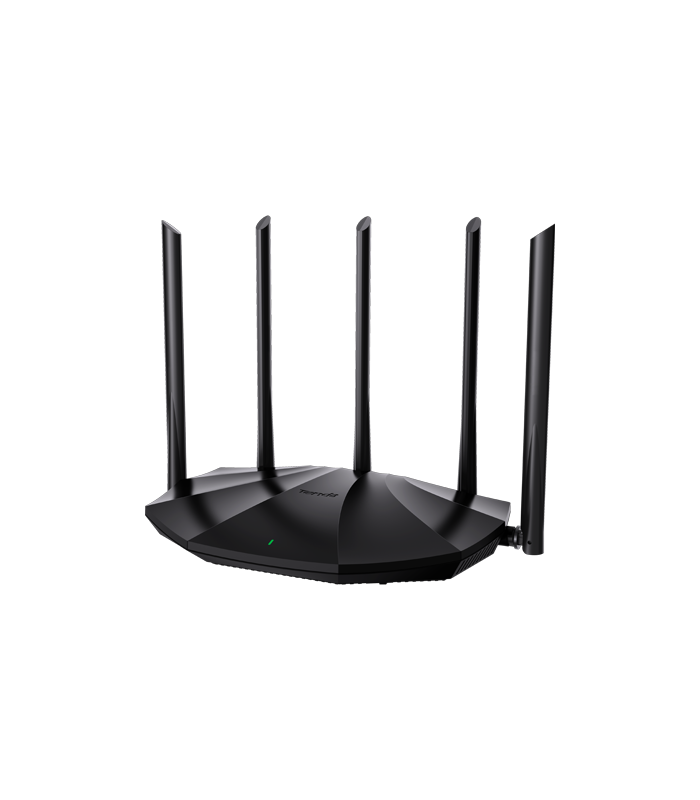 Router Wi-Fi 6, DualBand 2.4Ghz/5GHz, 300+1201Mbps, 5x6dBi, 4 porturi Gigabit - TENDA TND-RX2-PRO