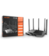 Router Wi-Fi 6e, AX5700 TriBand 2.4/5GHz/6GHz, 861+2402+2402 Mbps, 5x6dBi, 4 x Gigabit - TENDA TND-RX27-PRO