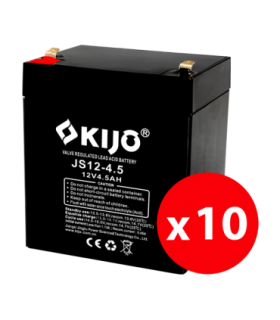 Cutie 10 acumulatori JS12-4.5 - KIJO JS12-4.5-BAX