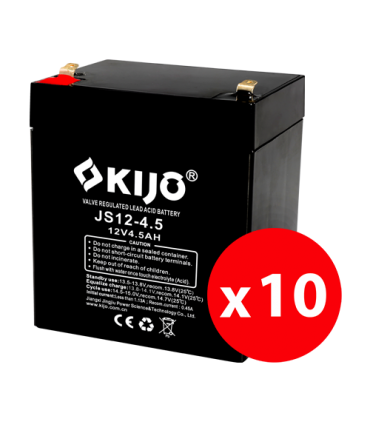 Cutie 10 acumulatori JS12-4.5 - KIJO JS12-4.5-BAX