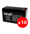 Cutie 10 acumulatori JS12-7 - KIJO JS12-7-BAX