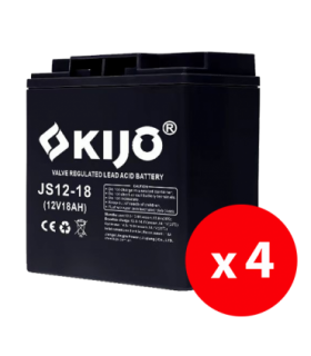 Cutie 4 acumulatori JS12-18 - KIJO JS12-18-BAX