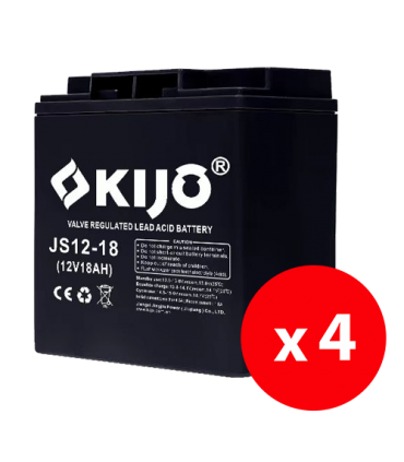 Cutie 4 acumulatori JS12-18 - KIJO JS12-18-BAX