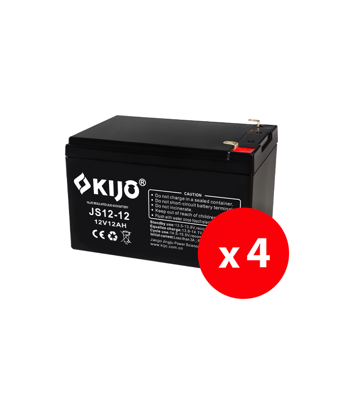 Cutie 4 acumulatori JS12-12 - KIJO JS12-12-BAX