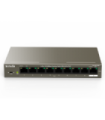 Switch 8 porturi PoE, 1 port uplink RJ45, 10/100Mbps - TENDA TND-TEF1109P-8-63W