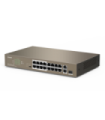 Switch 16 porturi PoE 10/100 Mbps, 2 port RJ45 Gigabit, 1 port SFP Gigabit - TENDA TND-TEF1118P-16-150W-V30