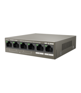 Switch 4 porturi Gigabit PoE+, 2 porturi RJ45 Gigabit, 58W, Management - IP-COM G2206P-4-63W