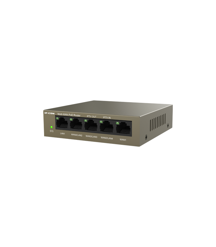 Router 4 porturi Gigabit PoE+, 55W, 1 port RJ45 Gigabit, management - IP-COM M20-PoE