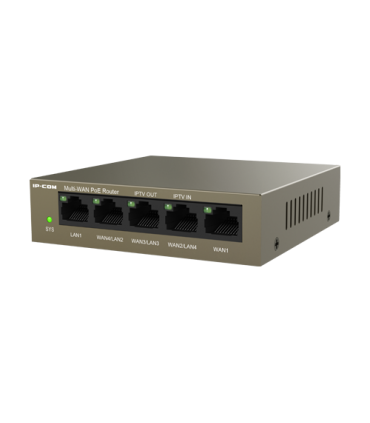 Router 4 porturi Gigabit PoE+, 55W, 1 port RJ45 Gigabit, management - IP-COM M20-PoE