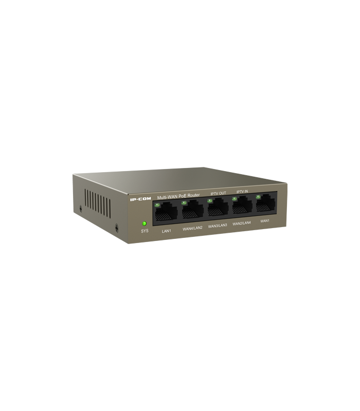 Router 4 porturi Gigabit PoE+, 55W, 1 port RJ45 Gigabit, management - IP-COM M20-PoE