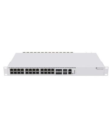Management Switch 20 RJ45 2.5 Gigabit, 2 x QSFP+, 4 x Combo (2.5 Gigabit sau SFP+) - Mikrotik CRS326-4C+20G+2Q+RM