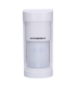 Detector de miscare PIR+MW exterior, 12-19m, 180°, quad cu anti-masking, baterii - OPTEX WXS-RDAM-X5