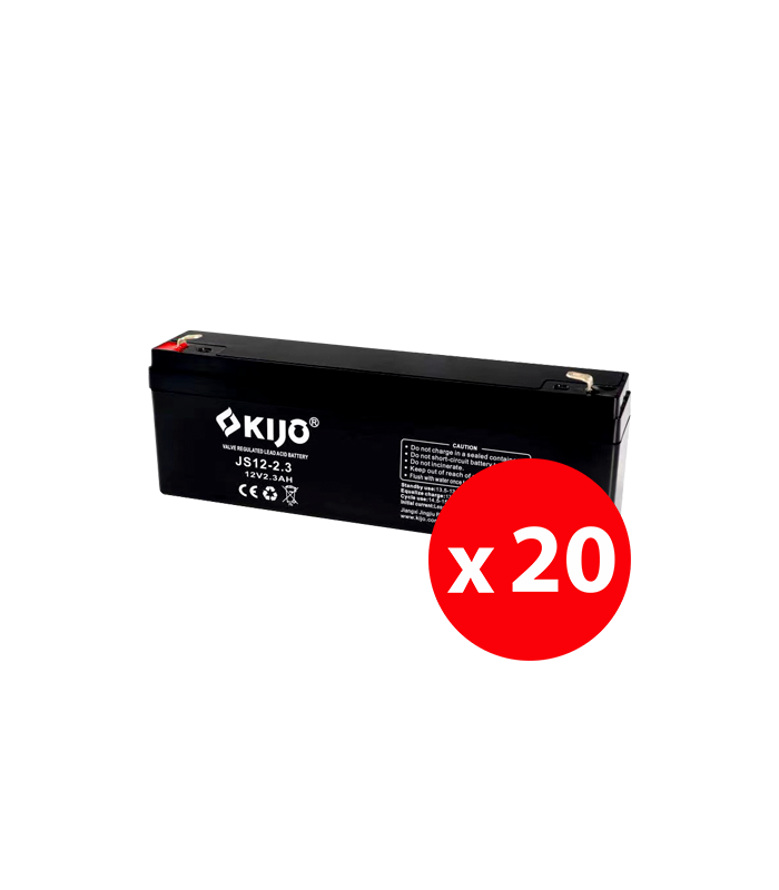 Cutie 20 acumulatori JS12-2.3 - KIJO JS12-2.3-BAX
