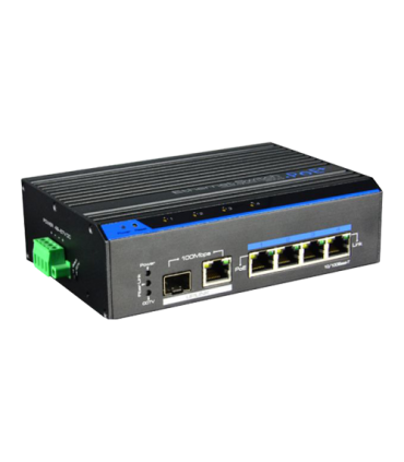 Switch 4 porturi PoE+, 1 port uplink SFP/RJ45 - UTEPO UTP7204E-POE-A1