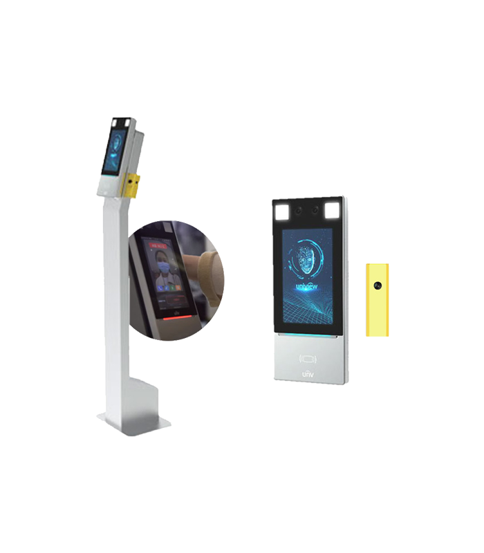 Terminal control acces recunoastere faciala + detectie temperatura - UNV OET-213H-BTS1