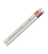 Cablu coaxial RG59 + alimentare 2x0.75, 100m, alb TSY-RG59+2X0.75-L-W