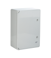 Cutie distributie IP65 din ABS gri, usa mata, placa metalica, 400x600x200 mm PP3008