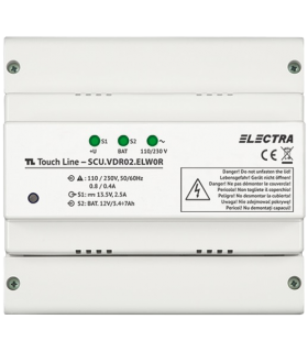 Unitate centrala de alimentare video REZIDENTIAL - 1 OUT - ELECTRA SCU.VDR02.ELW0R