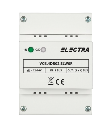 Doza derivatie video 4 iesiri REZIDENTIAL - ELECTRA VCB.4DR02.ELW0R