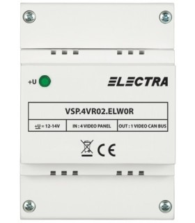 Doza selectie panouri video cu 4 intrari - REZIDENTIAL VSP.4VR02.ELW0R