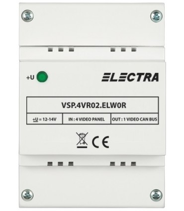 Doza selectie panouri video cu 4 intrari - REZIDENTIAL VSP.4VR02.ELW0R