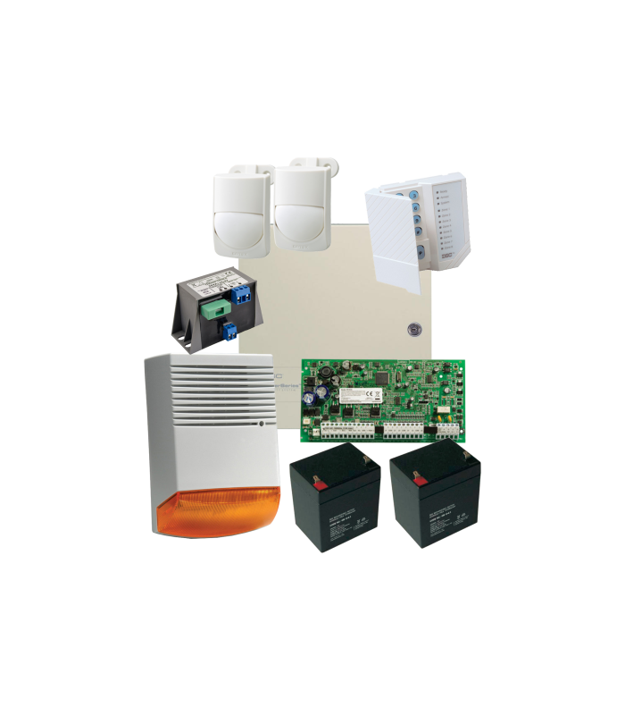Kit alarma la efractie DSC cu sirena exterioara KIT1616EXT-BS1-OPT