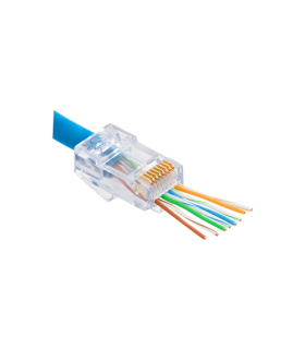 Mufa RJ-45 UTP Cat.6 EZ Passthrough (100 buc) RJ45-CAT6-EZ