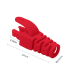 Manson protectie mufa RJ45 rosu (100buc) RJ45-CAP-RD
