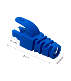 Manson protectie mufa RJ45, albastru (100buc) RJ45-CAP-BL