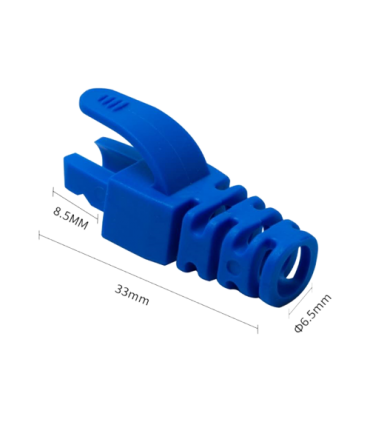 Manson protectie mufa RJ45, albastru (100buc) RJ45-CAP-BL